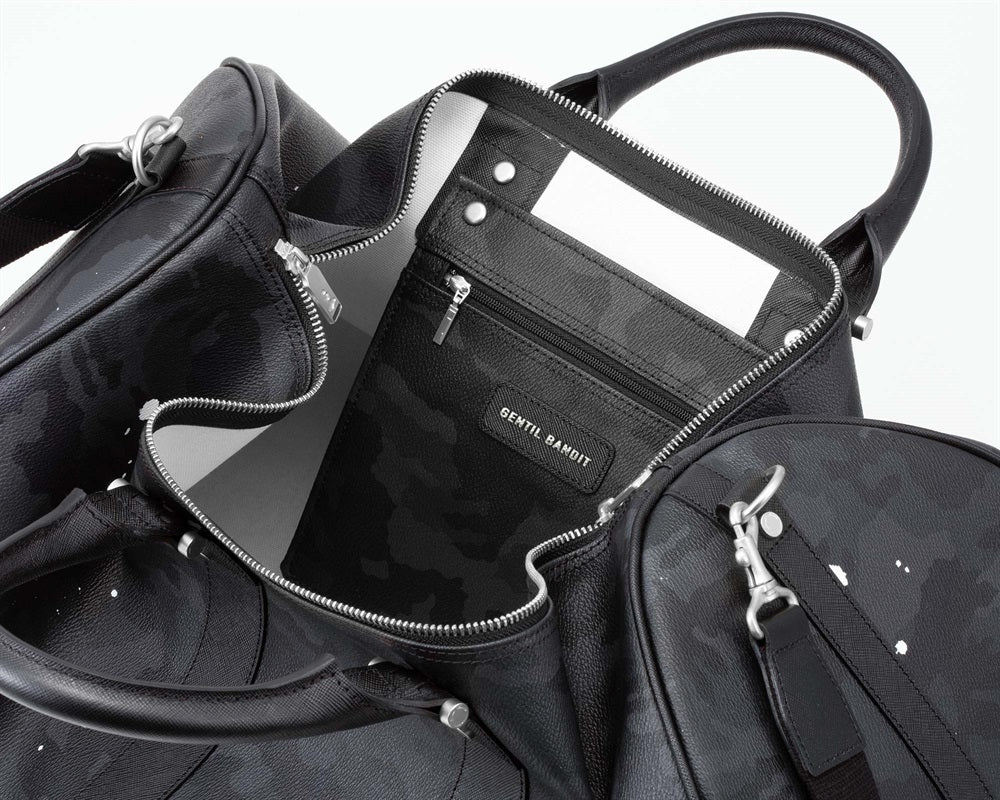 B.F.C. × Gentil Bandit ボストンバッグ コラボモデル(BLACK CAMO)