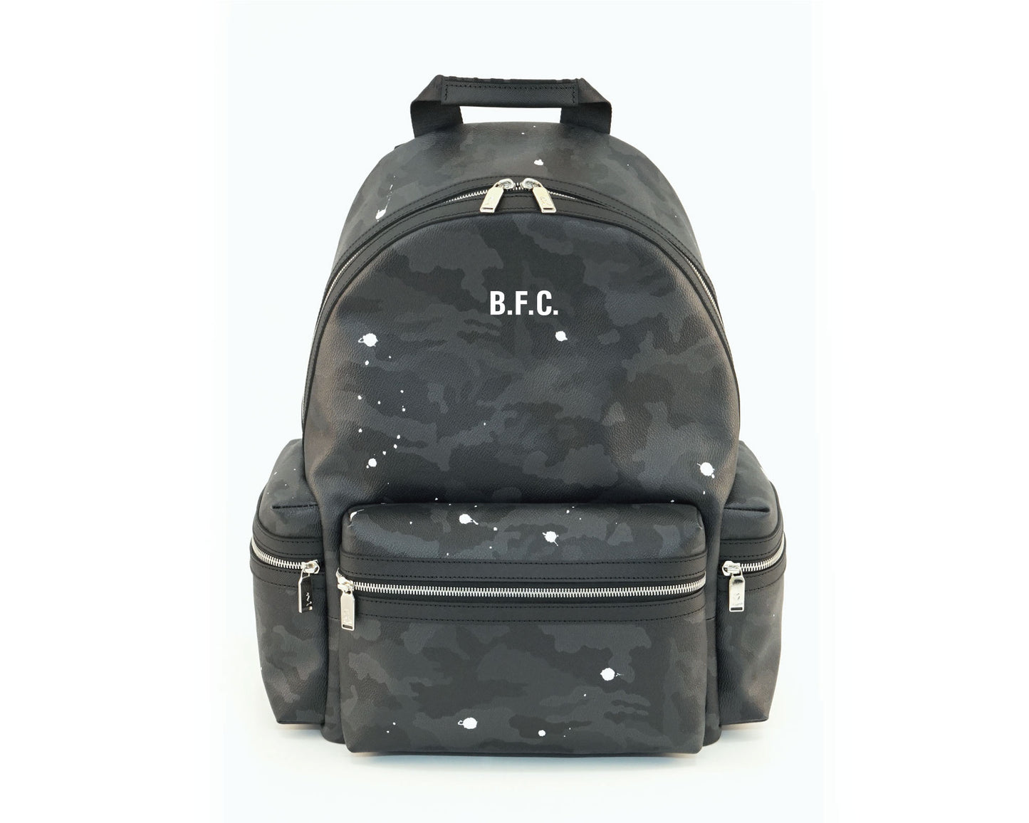 B.F.C × Gentil Bandit バックパック ブラックカモ