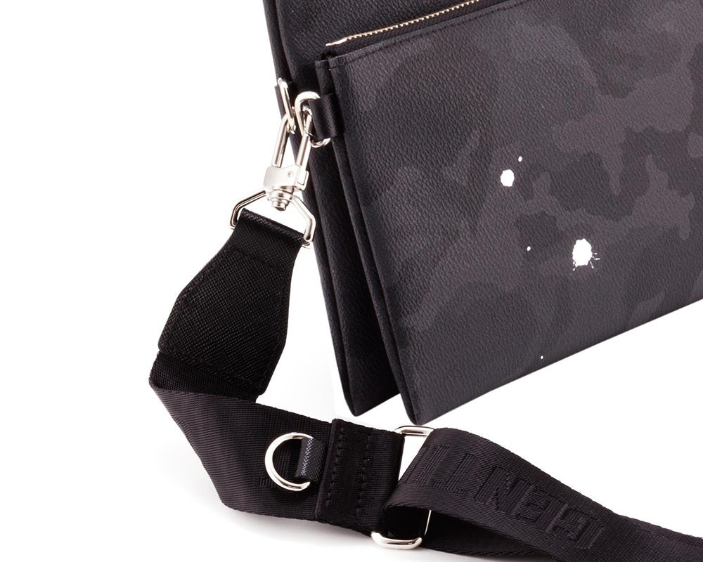 B.F.C. × Gentil Bandit ダブルミニショルダーバッグ コラボモデル(BLACK CAMO)
