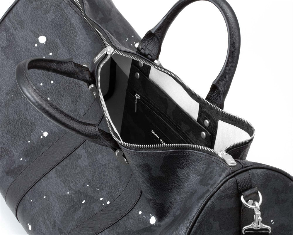 B.F.C. × Gentil Bandit ボストンバッグ コラボモデル(BLACK CAMO)