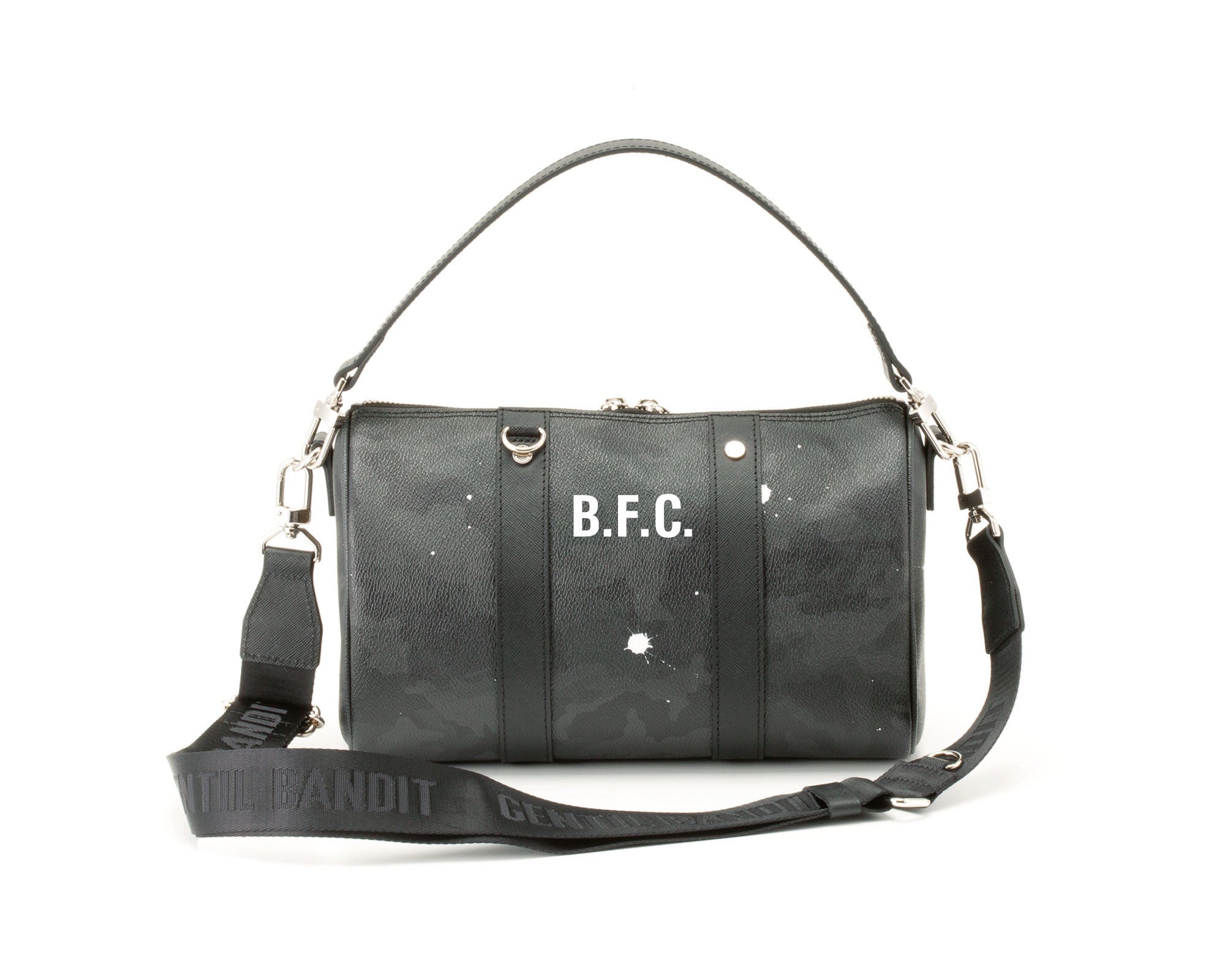 B.F.C. × Gentil Bandit ミニボストンバッグ コラボモデル(BLACK CAMO