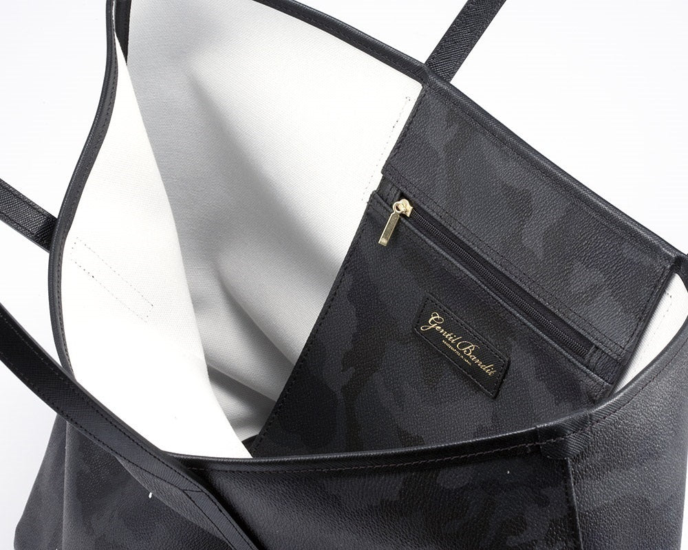 B.F.C. × Gentil Bandit  トートバッグ  MM  コラボモデル(BLACK CAMO)